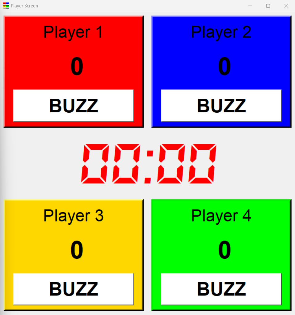 Buzzer scoreboard software